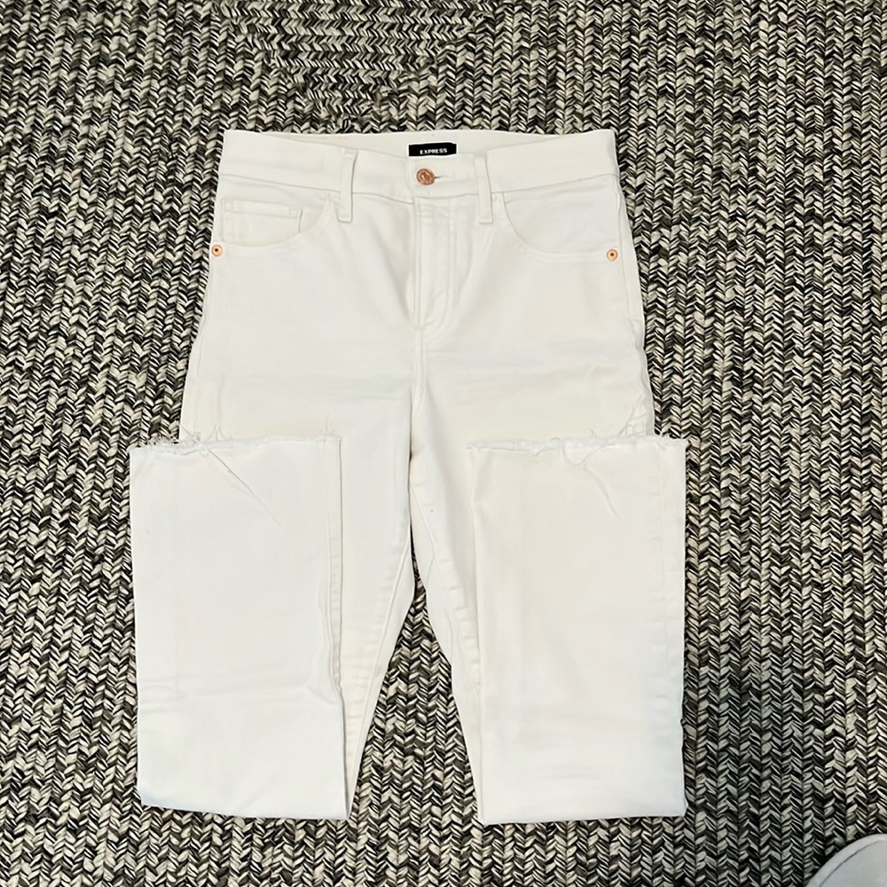 Express cropped flare